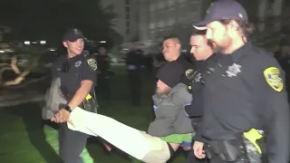 Oakland Police arrest 22 in 'Housing Justice Village' at City Hall