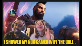 Non Gamer Wife React to League Of Legends Cinematic 2022 Trailer