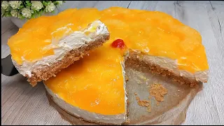 TARTA DE PIÑA sin horno | Postre Fácil y delicioso 😋 👌