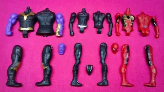 AVENGERS TOYS ASSAMBLE, SUPERHERO, THANOS, SPIDER -MAN, BLACK PANTHER