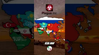 Asia according to Plague Inc