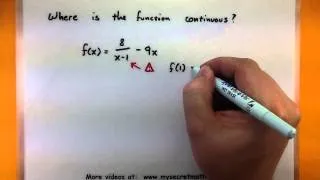 Calculus - Continuous functions
