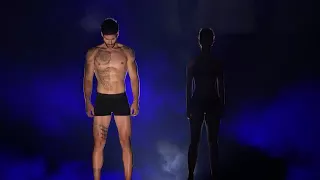 Oskar & Gaspar : Spellbinding Human Projection Act Shines - America's Got Talent 2017