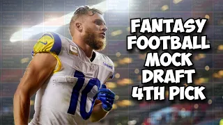 Fantasy Football Mock Draft | 4th Pick | 12 Team Full PPR League