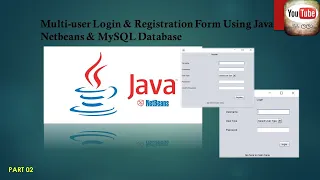 Multi-user login & registration form using java netbeans & MySQL database