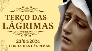 Terço das Lágrimas de Nossa Senhora (Terça, 23/04/2024) Coroa das Lágrimas de Maria