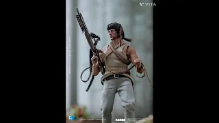 One twelve scale Rambo from Hiya toys