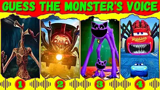 NEW Guess Monster Voice Siren Head, Choo Choo Charles, CatNap, McQueen Eater Coffin Dance