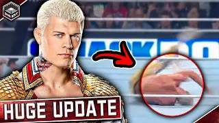 MASSIVE news for wrestling fans... - Cody Rhodes CM Punk Injury Update