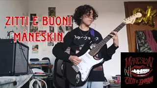 ZITTI E BUONI - Måneskin GUITAR COVER + TABS tutorial