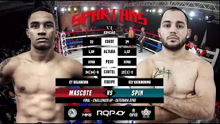 ANDRE  MASCOTE VS RAFAEL SPIN (luta FULL na transmissão oficial aqui no canal a partir de 1:55:00)