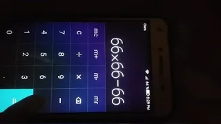 Truco para poner el infinito en calculadora