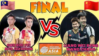 (FINAL)🇲🇾GOH SZE FEI-NUR IZZUDDIN 🆚️ 🇨🇳LIANG WEI KENG-WANG CHANG🔥‼️FAST AND FURIOUS👏👍😱‼️#bac2024