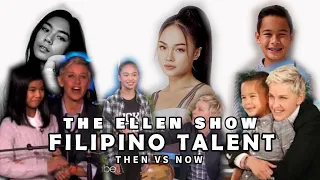 FILIPINO TALENT FEATURED ON THE ELLEN SHOW | THEN AND NOW #filipino