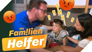 Niemand bewegt sich! 😡 Warum lässt Jan (8) seine Eltern nicht los? | Die Familienhelfer | SAT.1