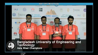 Asia west Champion - BUET on 46th ICPC 2024