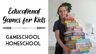 EDUCATIONAL BOARD GAMES FOR KIDS | GAMESCHOOLING