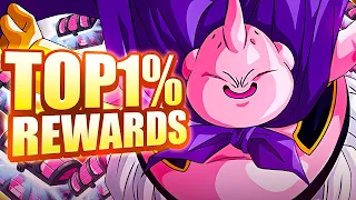 TOP 1% REWARDS! FAT BUU CHAIN BATTLE BOSS! (DBZ: Dokkan Battle)