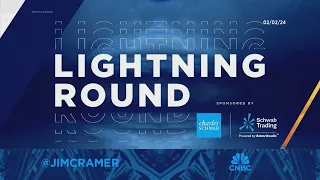 Lightning Round: We don't want to jump too soon with Walgreens, says Jim Cramer