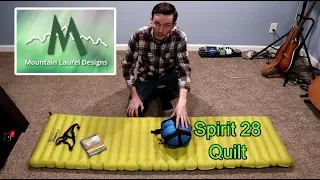 Mountain Laurel Designs MLD - Spirit 28 Quilt - Overview and Impressions - Ultralight Backpacking