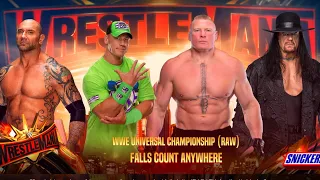 WWE2K24 John Cena VS The Undertaker VS Brock Lesnar VS Batista Match Gameplay!