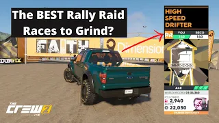 The Crew 2: The BEST Rally Raid Races to Grind for Parts? - My Thoughts