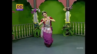 Manipuri Classical Dance (Krishna Vandana) | Pukhrambam Lilabati Devi