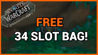 WoW How to get a FREE 34-Slot Bag! | WoW Dragonflight