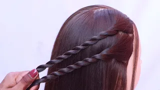 Amazing easy hairstyle - simple braide hairstyle | quick hairstyle | hairstyle 2024