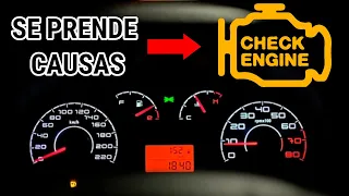 Por Que se ENCIENDE LA ⚠️ LUZ DE CHECK ENGINE ⚠️ en el Tablero de mi Automóvil