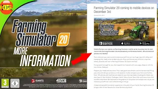 Farming Simulator 20- All details which are revealed with teaser trailer!