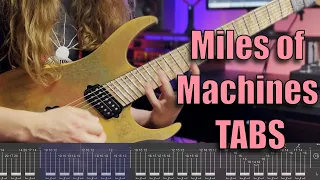 Jeff Loomis - 'Miles of Machines' guitar arpeggios cover / tabs
