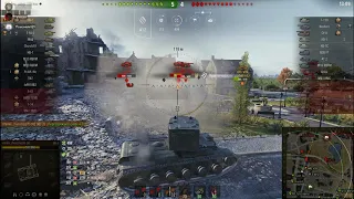 World of Tanks бой на КВ-2
