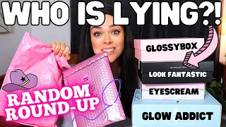 One Of Them Is LYING?! Unboxing 6 Subscription Boxes | Random Round-Up