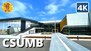 CSUMB Campus Walking Tour | Cal State Monterey Bay {4k} 🔊 Binaural Sound