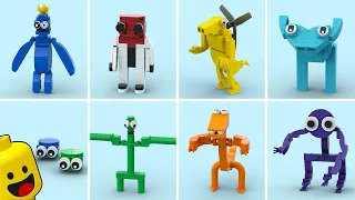 LEGO Rainbow Friends 2 : How to make minifigs ALL the monsters out of LEGO