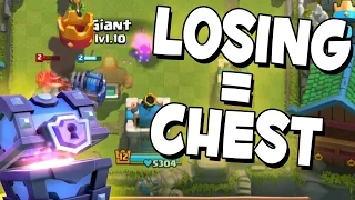 Clash Royale - SUPER MAGICAL LOSS CHALLENGE!! I Lose I Open Chests!!
