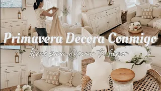 SALA DECORACION| PRIMAVERA IDEAS PARA DECORAR TU HOGAR🌷| SPRING DECORATE WITH ME🌷