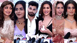 Shiv Thakare, Shilpa Shetty,Isha Malviya,Amyra Dastur,Sonam Bajwa Byte Video After BTFW Performance