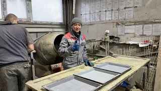 Обучение Мрамор из бетона — партер из Казахстана, Усть-Каменогорск.