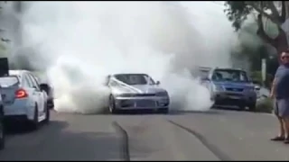 1000HP Nissan Skyline GTS-T Burnout Exhaust Sound Mental
