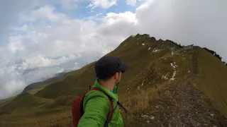 Ridge Hike in Stoos Switzerland on Mt. Fronalpstock