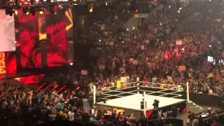 WWE RAW 3/23/15 Brock Lesnar's Entrance