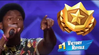 Guy sings Fortnite battle pass song on America's got Talent