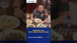 Prabowo Ajak Raffi Ahmad Makan Siang #shorts