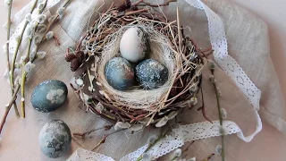 Пасхальное гнездо своими руками :: Поделки к пасхе :: Весенний декор