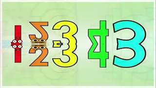 NumberBlocks Intro But Numerator Numbers Version Song , 1 to 5 Blocks , Number Blocks