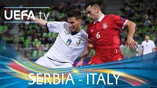 Futsal EURO highlights: Serbia v Italy