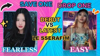 SAVE ONE DROP ONE DEBUT VS LATEST | K-POP EDITION | THE K-POP LILY | #kpop