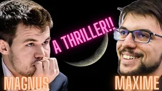 SHOCKING THE WORLD!! - Maxime Vachier Lagrave vs Magnus Carlsen - CHESS:COM SEMIFINALS WITH RESULTS